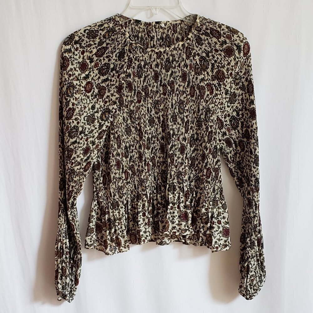 Pipes & Shaw - Multi Color Floral Top.  Size Small